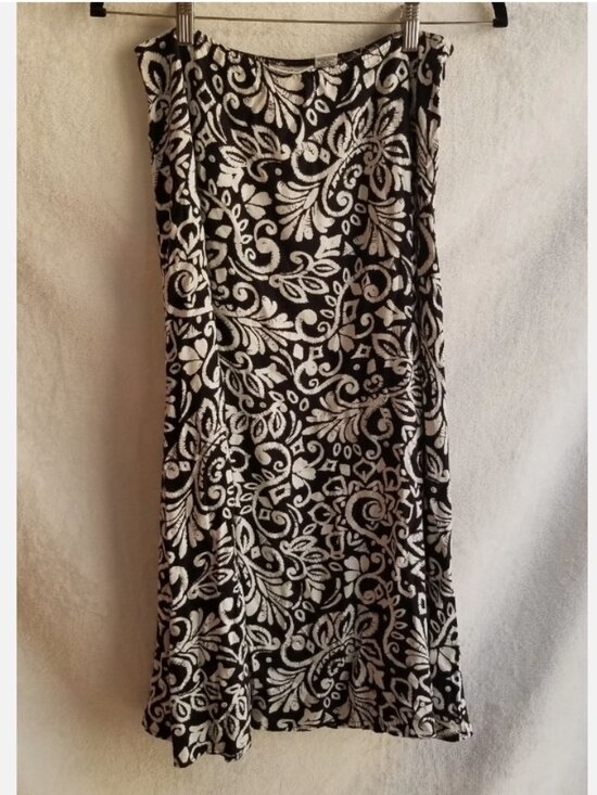 croft & barrow Dresses & Skirts - Croft & Barrow Paisley Midi Maxi Skirt Women Sz 6 A Line Fairy Grunge Whimsigoth
